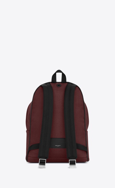 rucksack aus nyloncanvas und leder